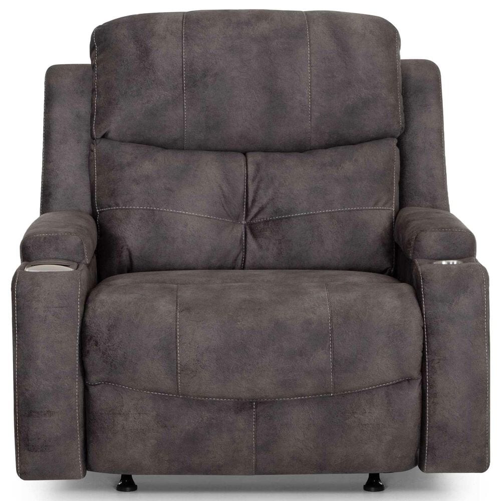 Moore Furniture Arlington Power Chair and A Half Recliner in Monroe Ebony, , large