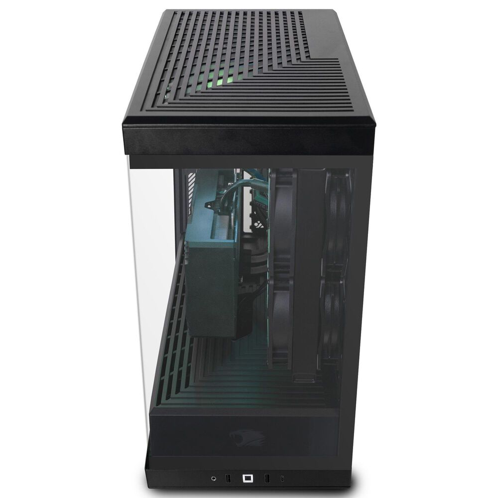 iBUYPOWER Y40 Pro Gaming Desktop PC | AMD Ryzen 7 9800X3D - 32GB RAM - AMD Radeon RX 9070XT Graphics - 2TB SSD in Black, , large