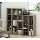 HOMLUX 11-Cube Reversible Open Shelf Bookshelf in French Oak, , large