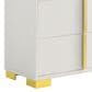 Pacific Landing Marceline 6-Drawer Dresser in White and Gold, , large