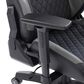 CorLiving Reaper Gaming Chair in Black and Grey, , large