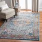 Safavieh Aria 8" x 10" Turquoise and Light Orange Area Rug, , large