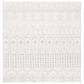 Safavieh Tulum  6"7" Square Ivory and Light Grey Area Rug, , large