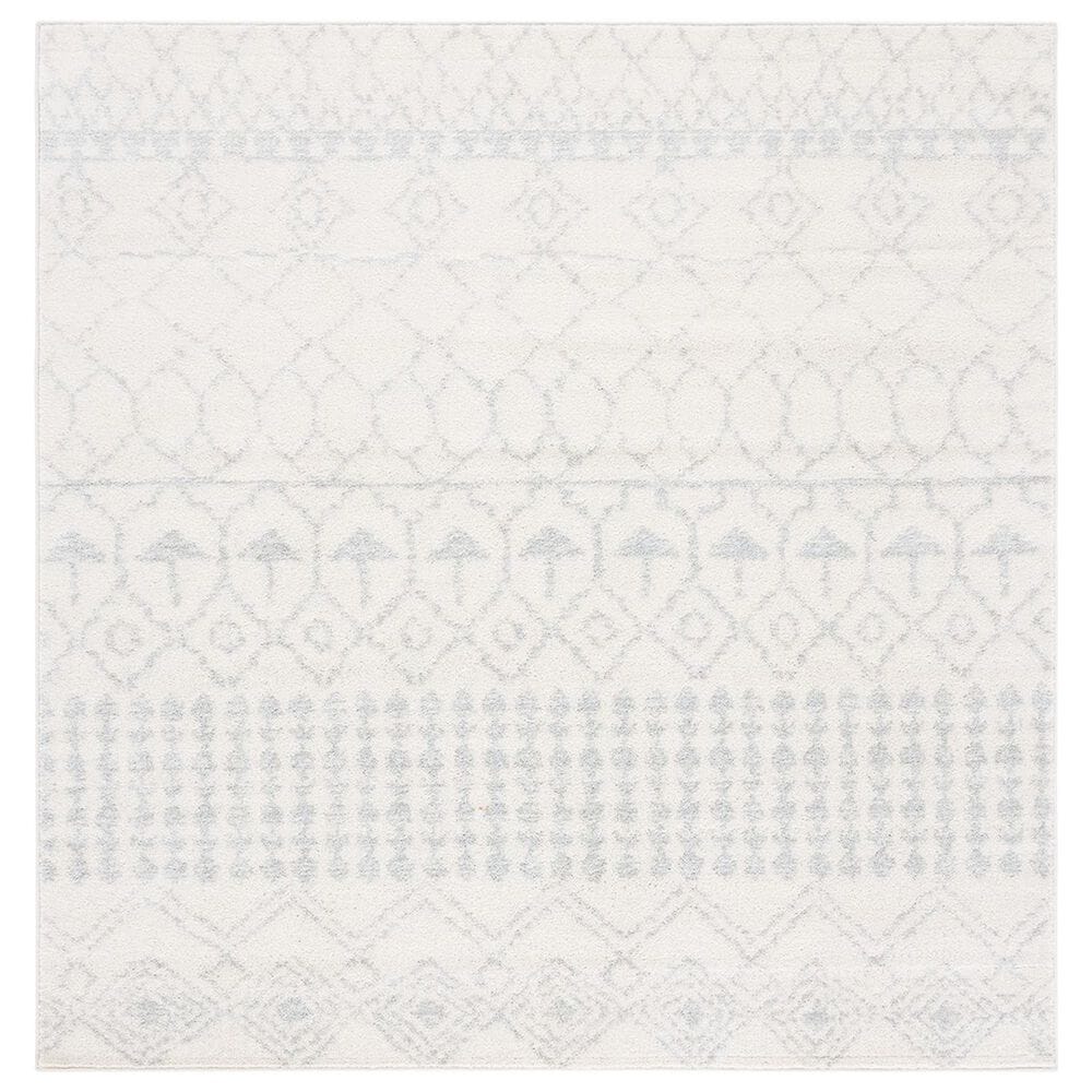 Safavieh Tulum 6"7" Square Ivory and Light Grey Area Rug, , large