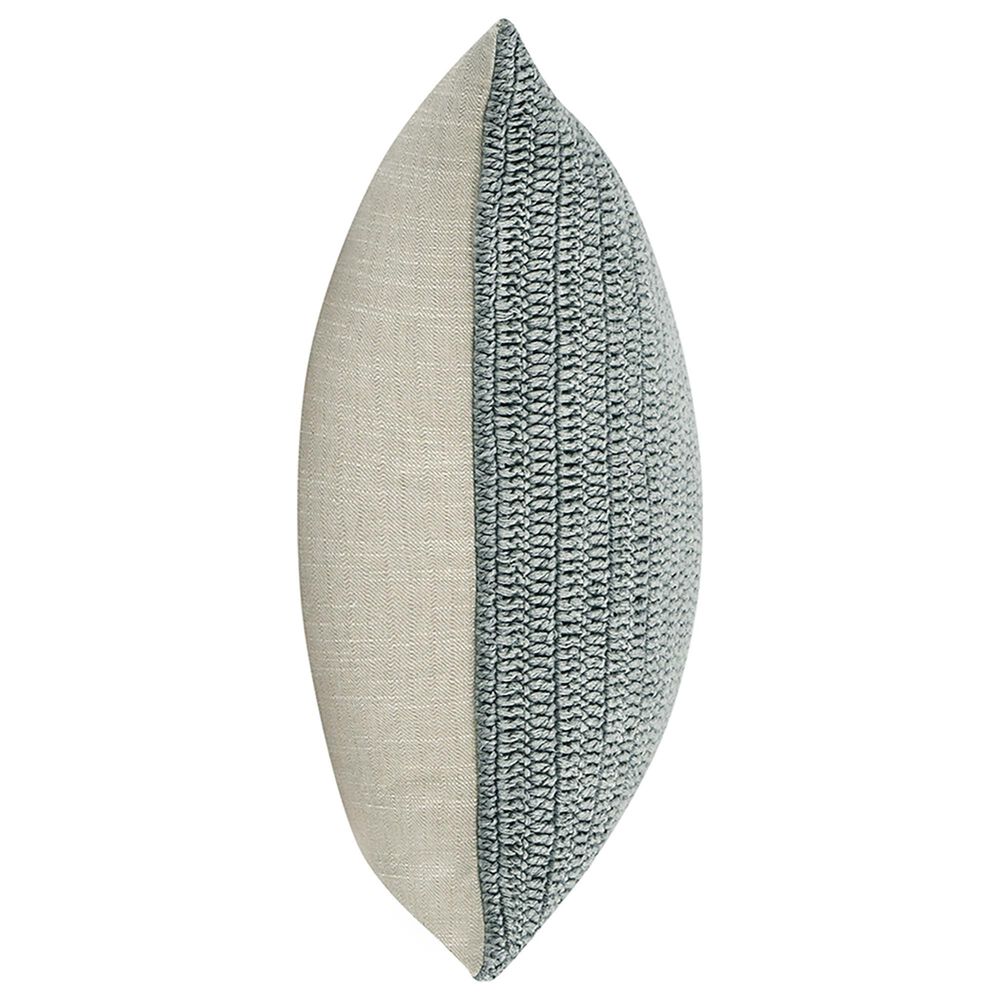 Classic Home Macie 22&quot; Square Throw Pillow in Stone Gray, , large