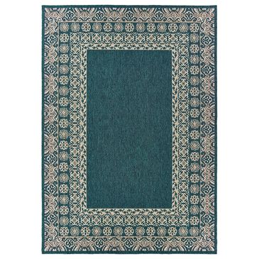 Oriental Weavers Latitude 1503B 9"10" x 12"10" Blue Area Rug, , large