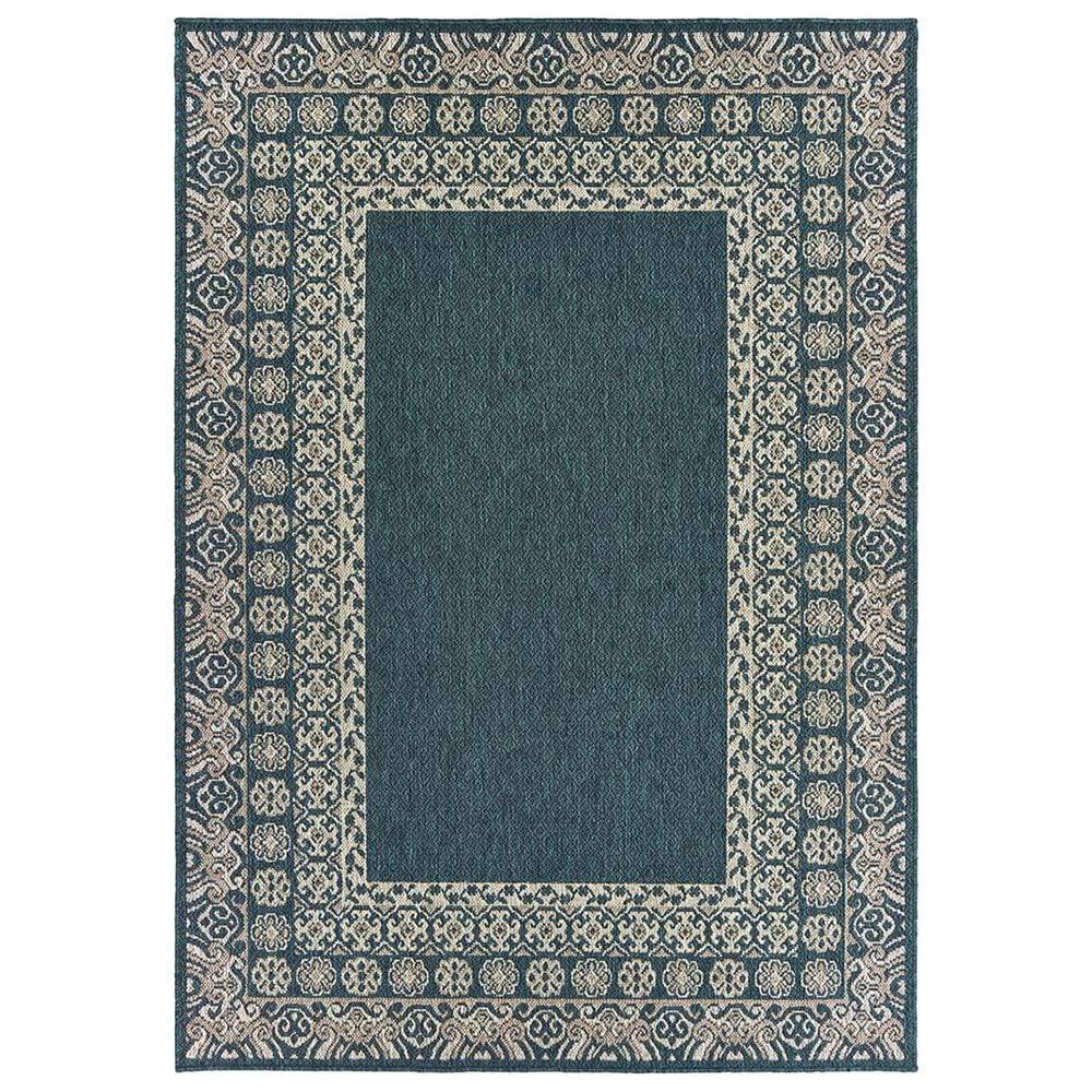 Oriental Weavers Latitude 1503B 3"3" x 5" Blue Area Rug, , large
