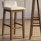 Armen Living Annikah Bar Height Stool in Putty Brown, , large