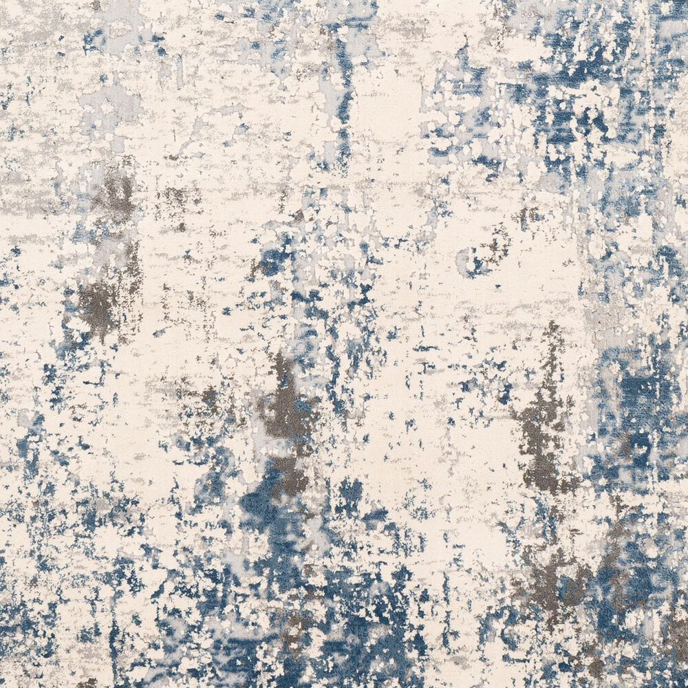 Surya Alpine ALP-2311 7&#39;10&quot; x 10&#39;2&quot; Blue, Charcoal, Medium Gray, Gray and Off-White Area Rug, , large