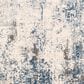 Surya Alpine ALP-2311 7"10" x 10"2" Blue, Charcoal, Medium Gray, Gray and Off-White Area Rug, , large