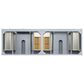 James Martin Vanities Breckenridge 72" Double Bathroom Vanity in Serenity Blue with 3 cm White Zeus Quartz Top and Rectangular Sinks, , large
