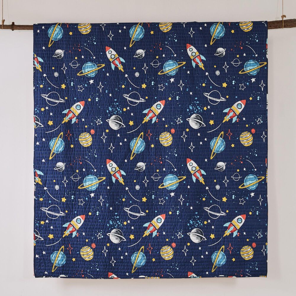 Levtex Galaxy 3-Piece Full/Queen Quilt Set in Navy, , large