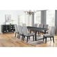 Steve Silver Yves Side Chair with Gray in Rubbed Charcoal, , large
