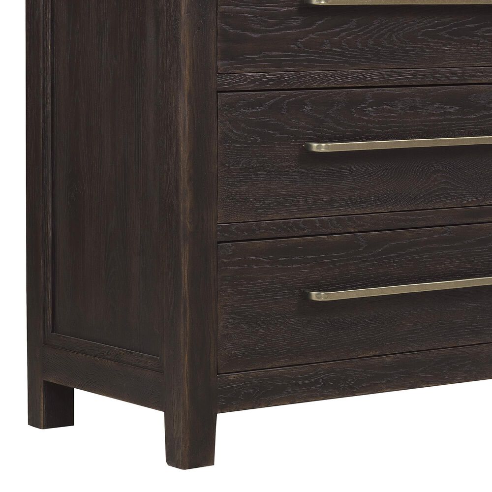 Hooker Furniture Driftwood 4-Piece King Panel Bedroom Set in Burnt Timber, , large
