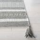Safavieh Montauk MTK214F 2"6" x 6" Grey and Ivory Runner, , large