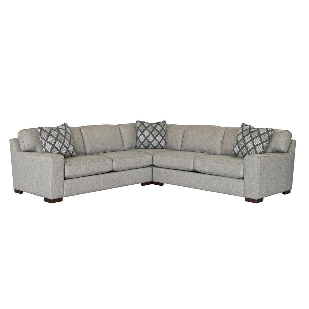 Fulton Home Wellesley 3-Piece L-Shaped Stationary Sectional in Platinum, , large