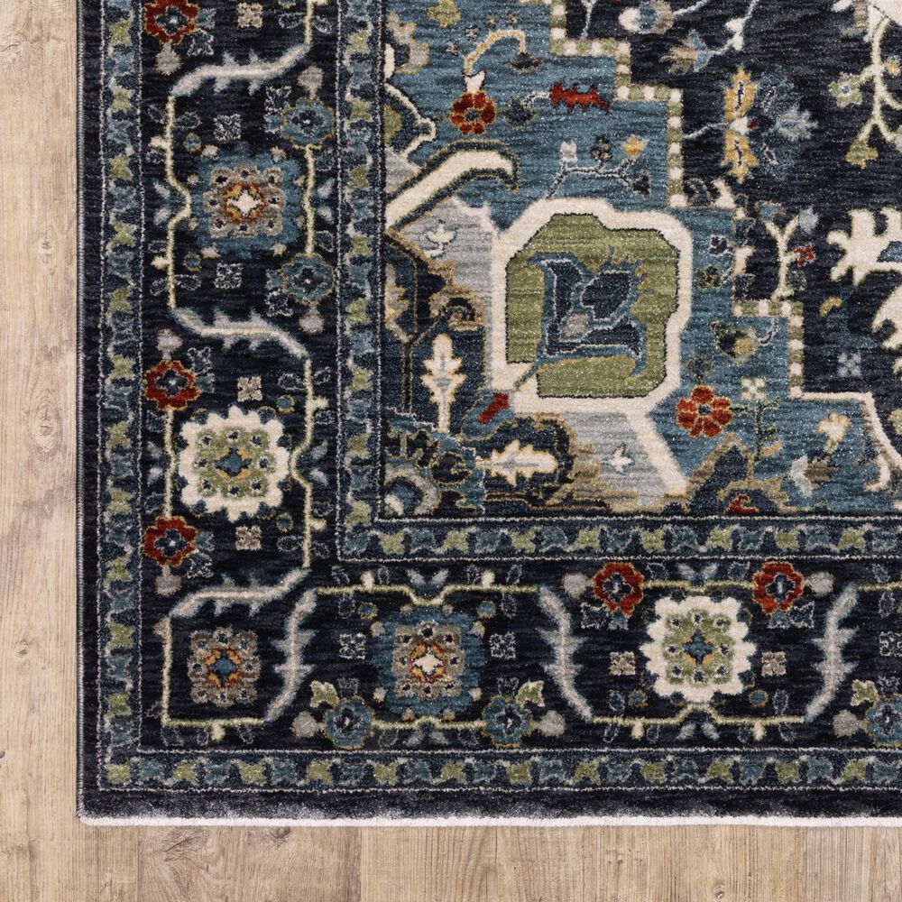 Oriental Weavers Eliana Navy and Blue 3&#39;3&quot; x 5&#39; Area Rug, , large