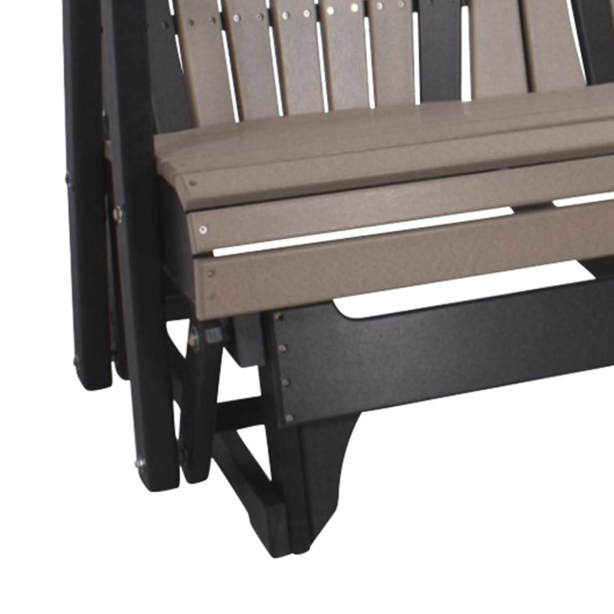 Black discount glider bench