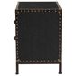 Baxton Studio Laura 2-Drawer End Table in Black, , large