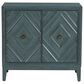 Linon Home Decor Dian Diamond 2-Door Cabinet in Blue, , large