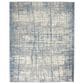 Nourison Rush 7" x 10" Ivory and Blue Area Rug, , large