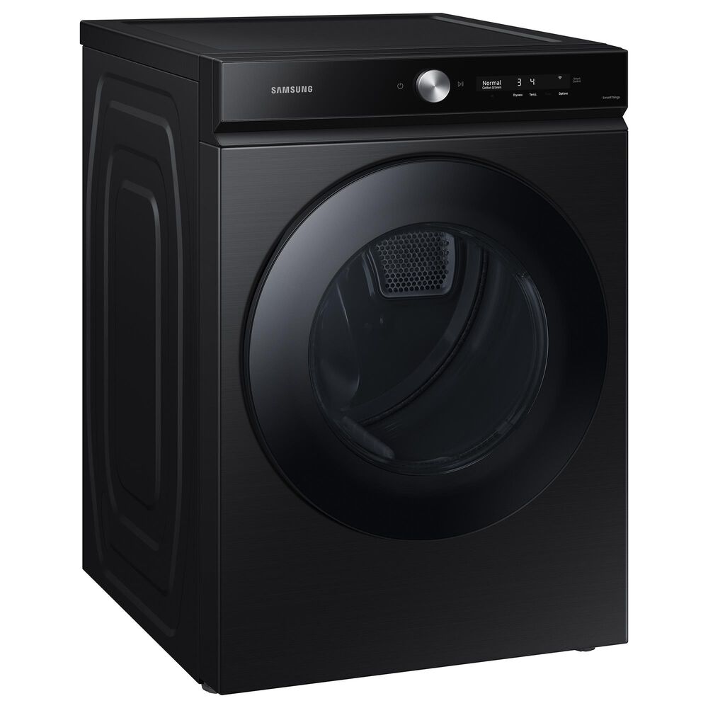 Samsung Bespoke 5.3 Cu. Ft. Front Load Washer and 7.6 Cu. Ft. Electric Dryer Laundry Pair with Stacking Kit in Brushed Black, , large