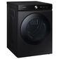 Samsung Bespoke 5.3 Cu. Ft. Front Load Washer and 7.6 Cu. Ft. Electric Dryer Laundry Pair with Stacking Kit in Brushed Black, , large