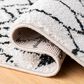 Safavieh Tulum 10" x 14" Ivory and Black Area Rug, , large
