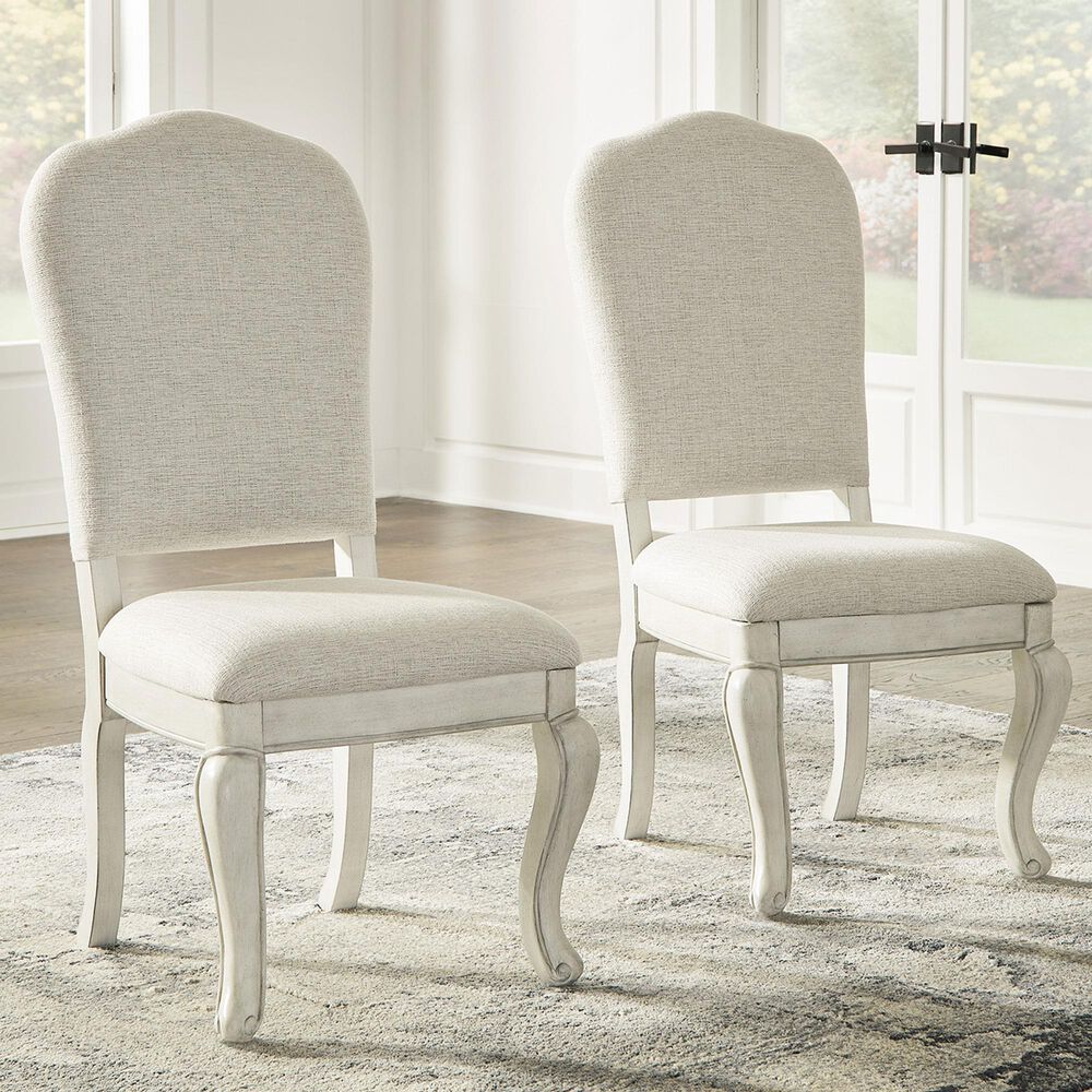 Ashley Arlendyne Side Chair in Antique White &#40;Set of 2&#41;, , large