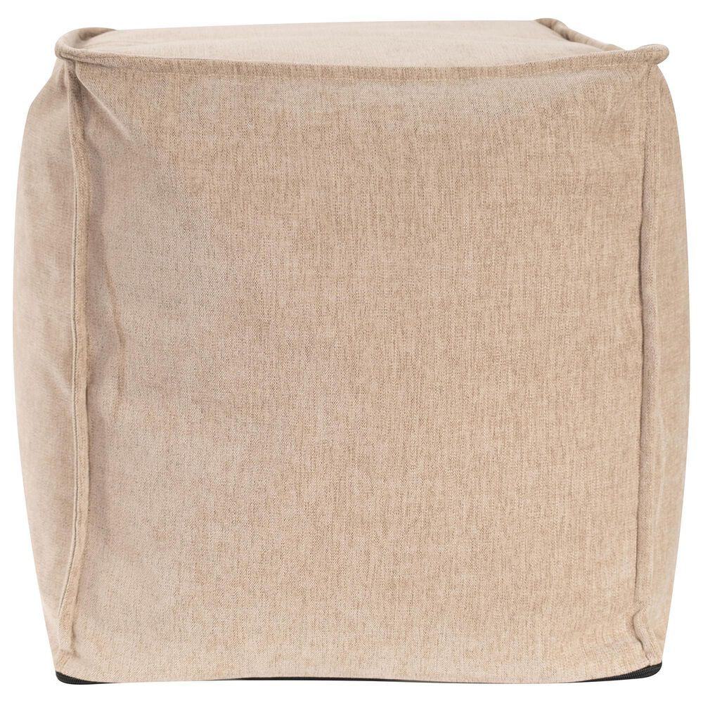 Howard Elliott Komodo Square Pouf in Sand, , large