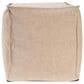 Howard Elliott Komodo Square Pouf in Sand, , large