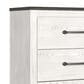 Ashley Gerridan 4 Drawers Chest in White and Gray, , large