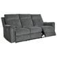 Ashley Barnsana Power Reclining Sofa in Gravel, , large
