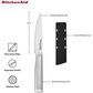 KitchenAid Gourmet 4.5" Serrated Paring Knife in Stainless Steel, , large