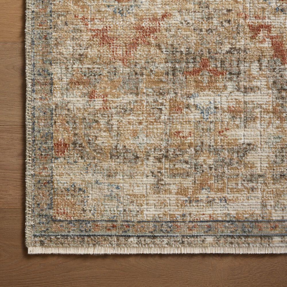 Loloi Heritage 2&#39; x 3&#39; Grey and Sunset Area Rug, , large