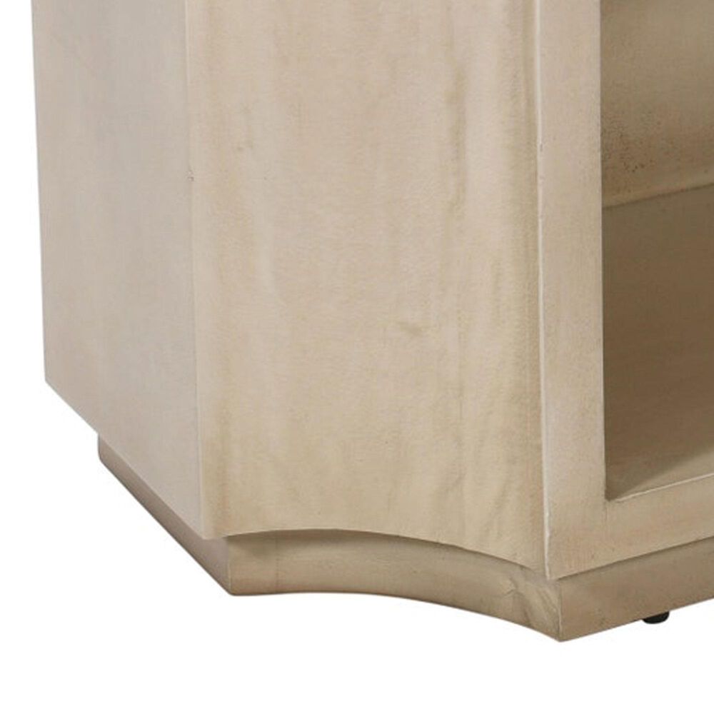 Crestview Collection Capital Console Table in White, , large
