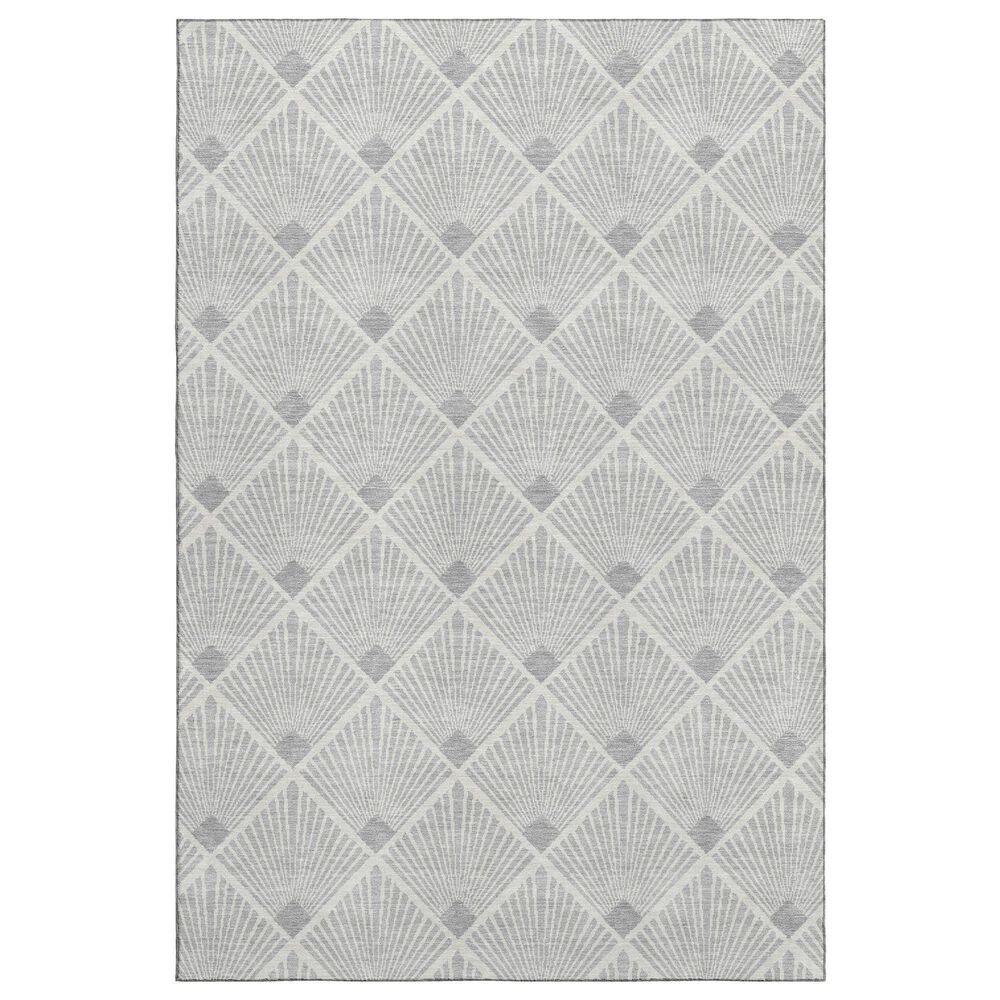 Dalyn Rug Company The Reserve TR9 Silver 8" x 10" Indoor/Outdoor Area Rug, , large