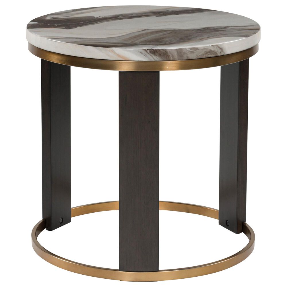Ashley Jazmore End Table in Brown and Brass, , large