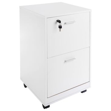 Timberlake Mobile File Cabinet in White, , large