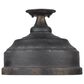 Golden Lighting Keating Semi-Flush in Antique Black Iron, , large