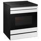 Samsung Bespoke Bespoke 6.3 Cu. Ft. Smart Slide-In Electric Induction Range with AI Hub and Oven Camera in White Glass, , large