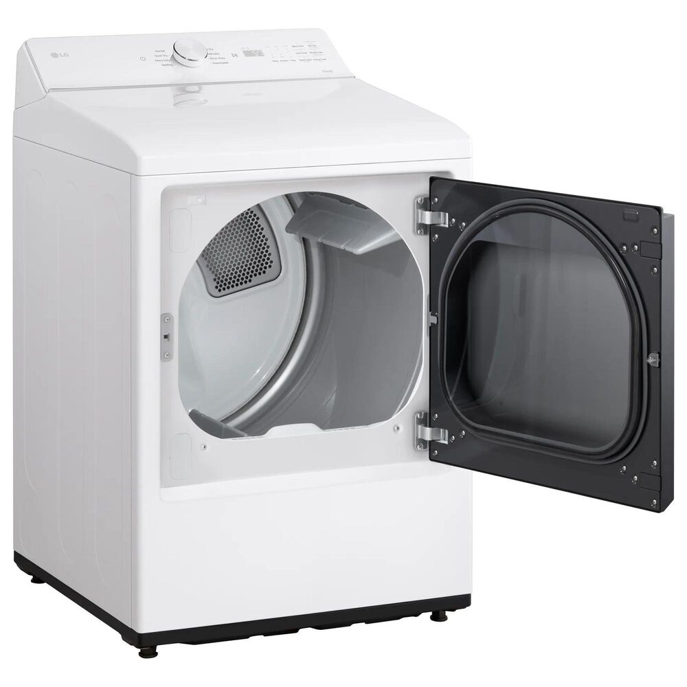 LG 7.3 Cu. Ft. Ultra Large Capacity Smart Electric Dryer in Alpine White, , large