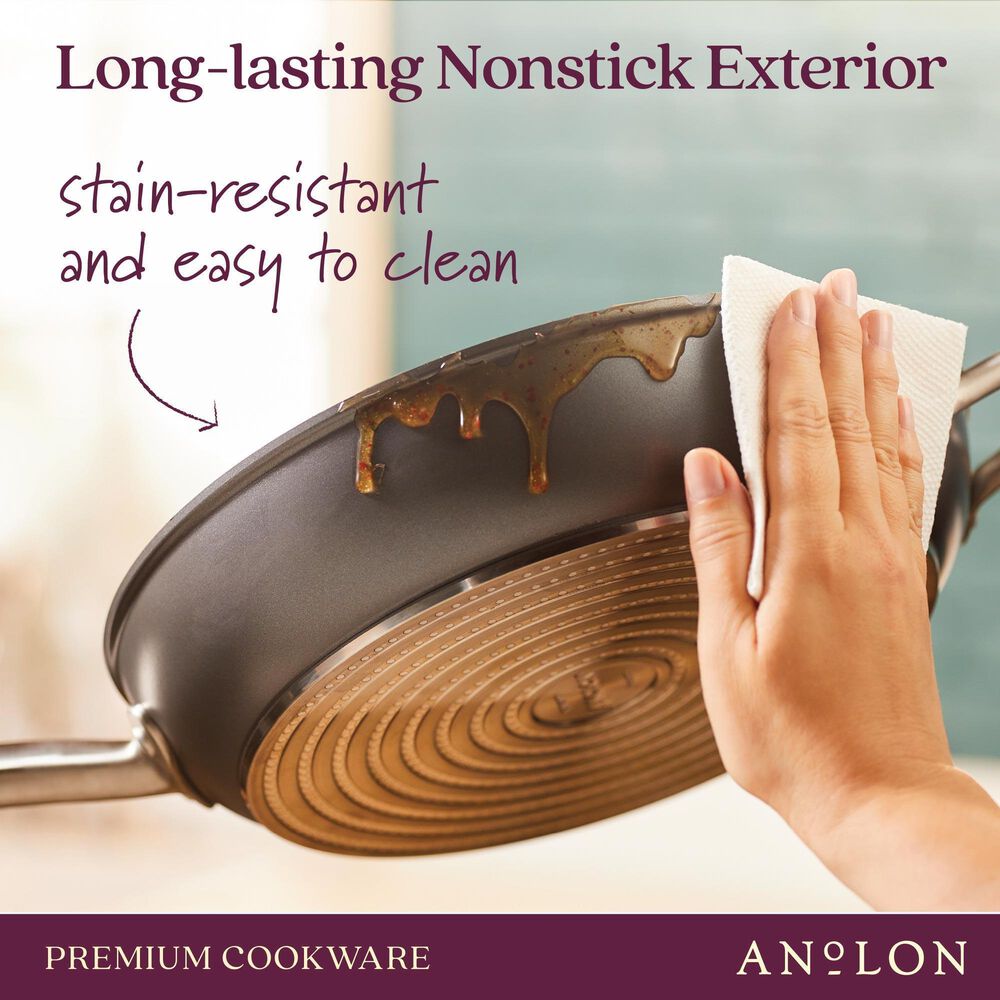 Anolon Accolade 2-Piece Frying Pan Set in Moonstone, , large