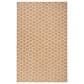 Nourison Twist Reversible 6" x 9" Natural Indoor/Outdoor Area Rug, , large