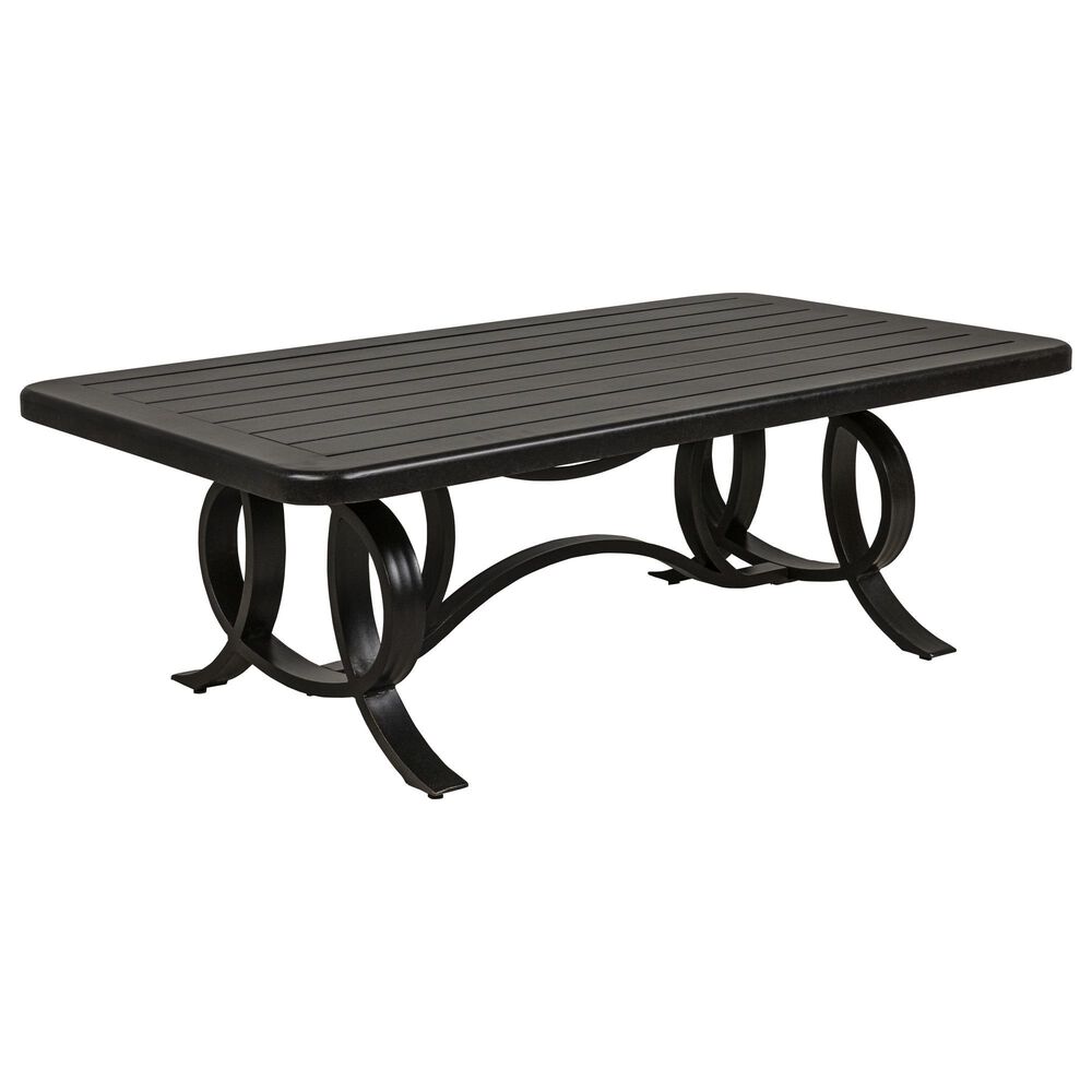 Crown Garden Emerald 28&quot; x 52&quot; Coffee Table in Aged Rust, , large