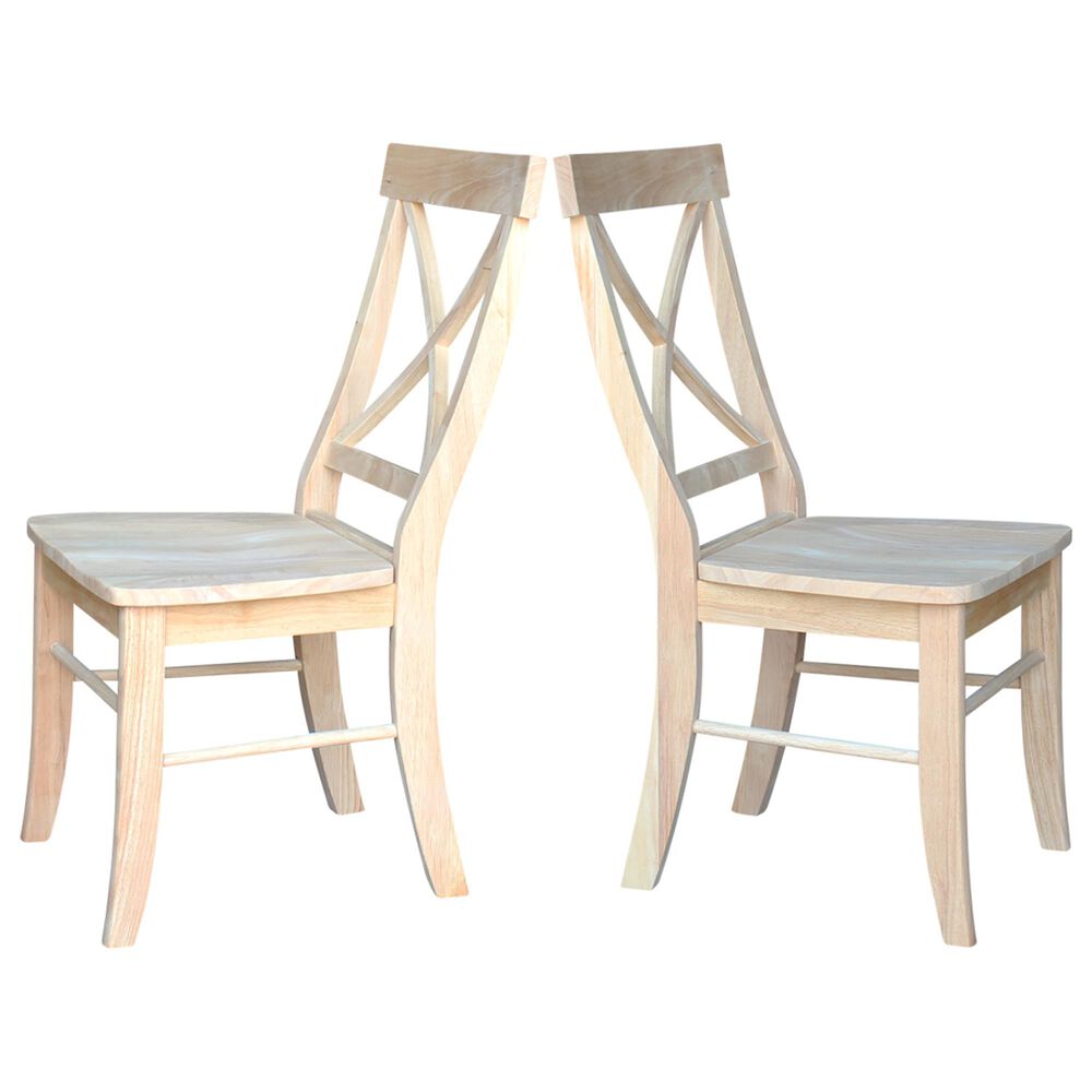 International Concepts Chair in Unfinished (Set of 2) NFM