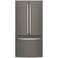 GE Appliances 18.6 Cu. Ft. Counter-Depth French-Door Refrigerator in Slate, , large
