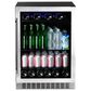 Azure 5.6 Cu. Ft. Glass Door Beverage Center in Stainless Steel, , large