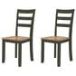 Ashley Gesthaven Dining Chair Set of 2 in Natural and Green, , large