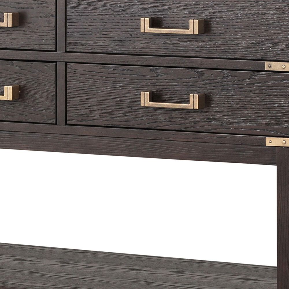 Lexora Home Norwalk 60&quot; Double Bathroom Vanity in Brown Oak with White Quartz Top and Rectangular Sinks, , large